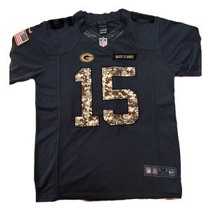 Salute to Service Green Bay Packers Jersey | Size: M | player: Bart Starr #15